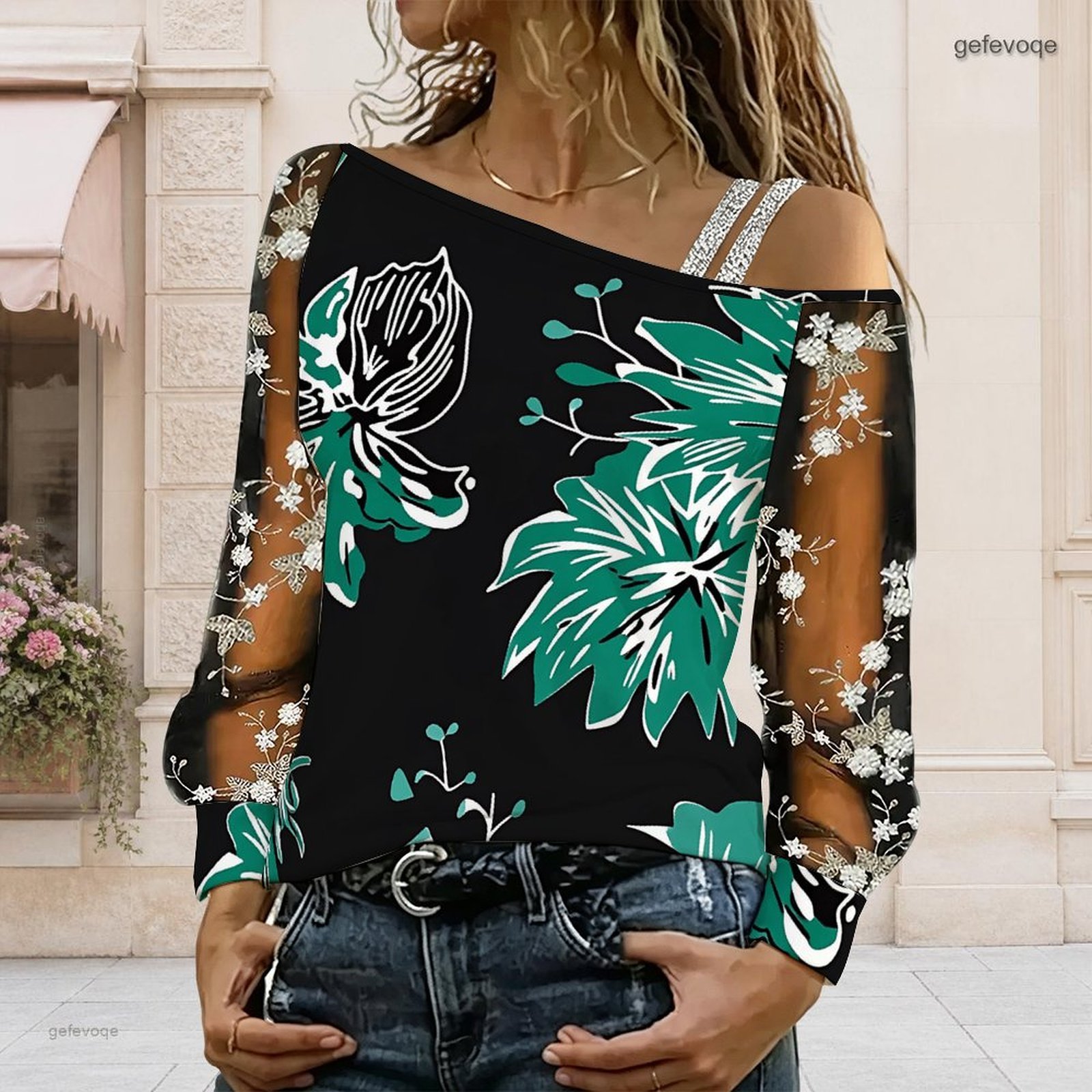 Women Off Shoulder Blouse Asym - đánh giá và giá Blouse Off Shoulder
