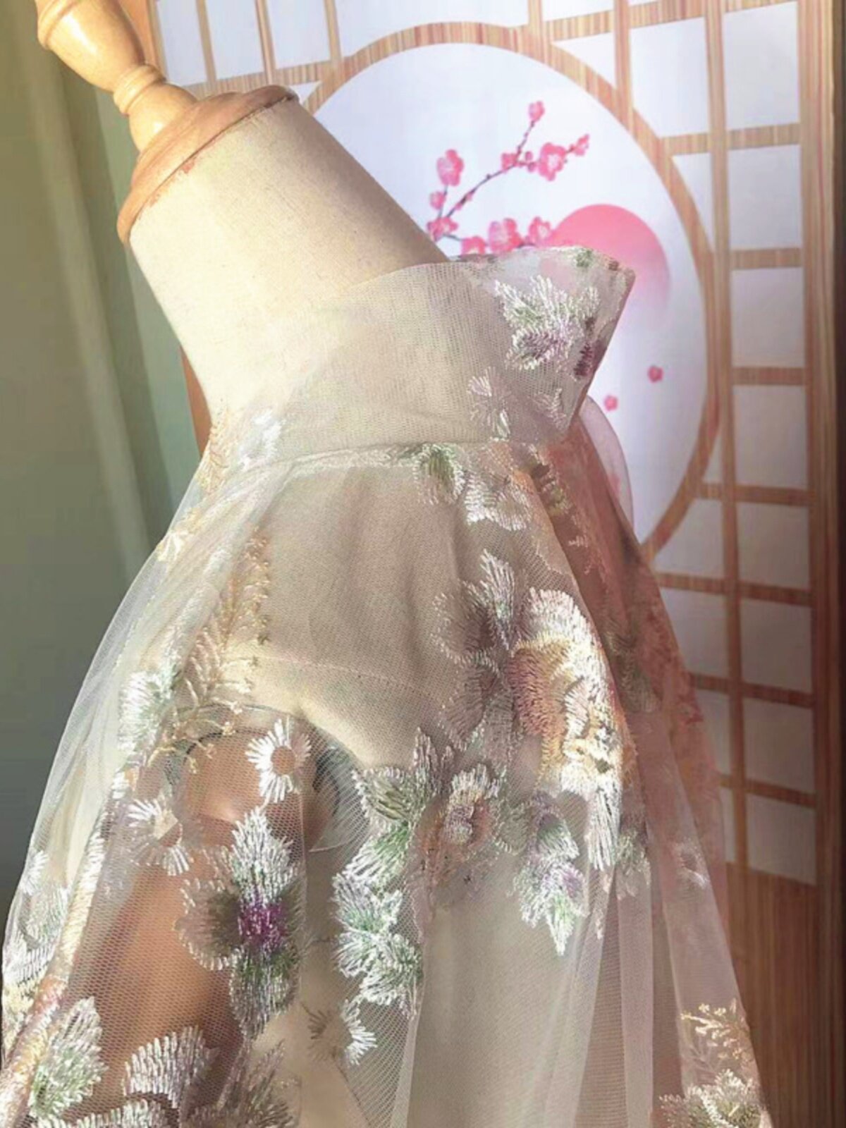 Japanese Style Sheer Floral Em - đánh giá và giá Kimono Sheer Floral